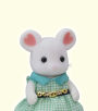 Alternative view 3 of Calico Critters Stephanie Marshmallow Mouse Girl
