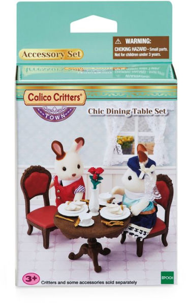 Calico Critters Chic Dining Table Set