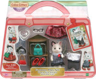 Title: Calico Critters Fashion Playset Tuxedo Cat, Dollhouse Playset with Figure and Fashion Accessories