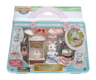 Calico Critters Fashion Playset Sugar Sweet Collection, Dollhouse Playset with Marshmallow Mouse Figure and Fashion Accessories