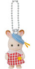 Calico Critters Chocolate Rabbit Baby Key Chain