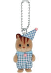 Alternative view 2 of Calico Critters Walnut Squirrel Baby Key Chain