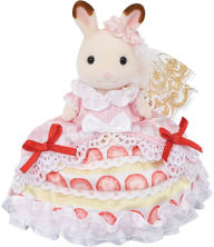 Title: Calico Critters Freya's Birthday Celebration Strawberry Cake Dress