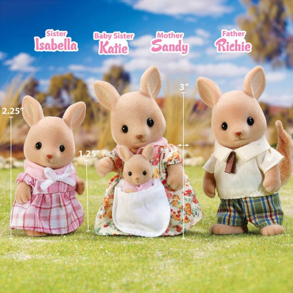 Calico Critters Hopper Kangaroo Family