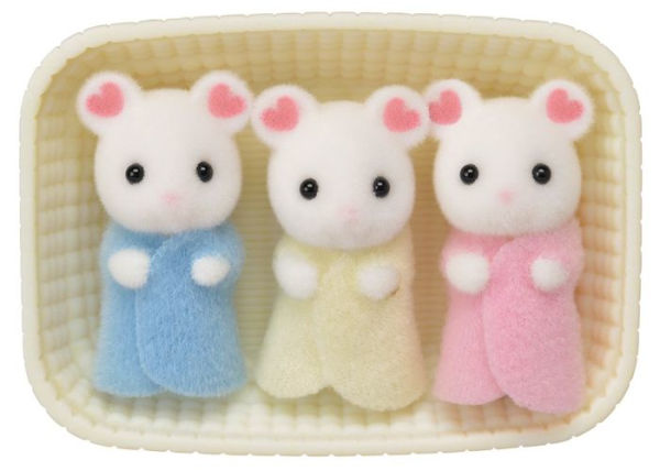 Calico Critters Marshmallow Mouse Triplets