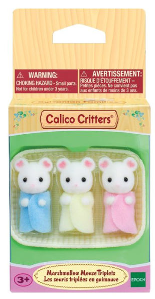 Calico Critters Marshmallow Mouse Triplets