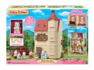 Title: Calico Critters Red Roof Tower Home, 3 Story Dollhouse Playset with Figure, Furniture and Accessories