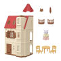 Alternative view 3 of Calico Critters Red Roof Tower Home, 3 Story Dollhouse Playset with Figure, Furniture and Accessories