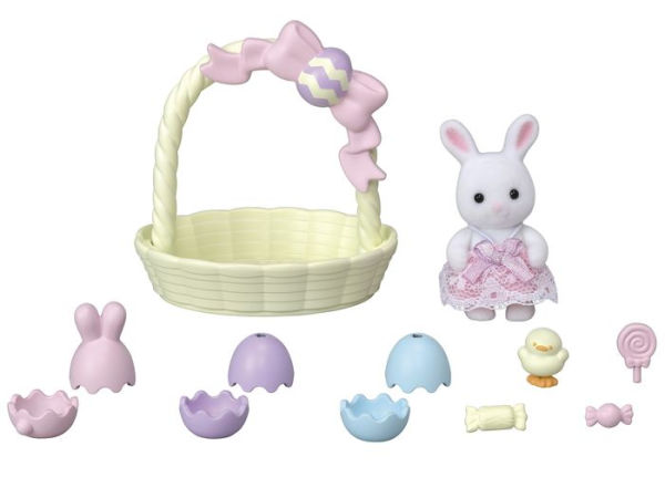 Calico Critters Hoppin Easter Set, Limited Edition Dollhouse Playset with Figure and Accessories