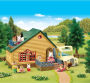Alternative view 4 of Calico Critters Log Cabin Gift Set, Dollhouse Playset with 4 Collectible Figures, Furniture and Accessories
