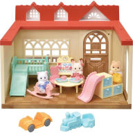 Calico Critters Sweet Raspberry Home Gift Set, Dollhouse Playset with 3 Collectible Figures, Furniture and Accessories