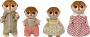 Calico Critters Meerkat Family, Set of 4 Collectible Doll Figures