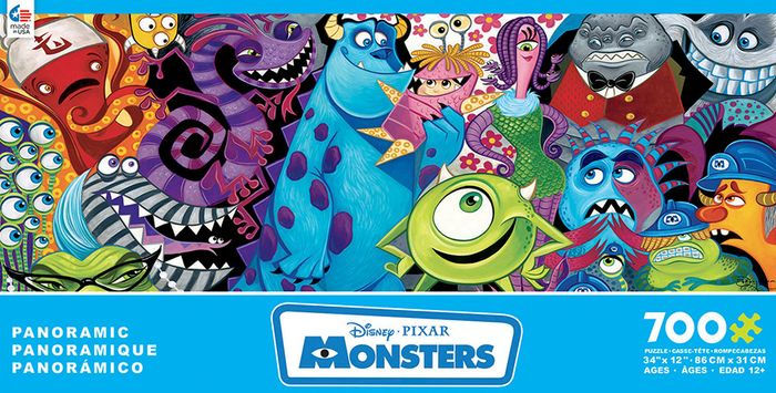 Monsters, Disney Panoramic 700 Piece Puzzle | 21081290623 | Item ...