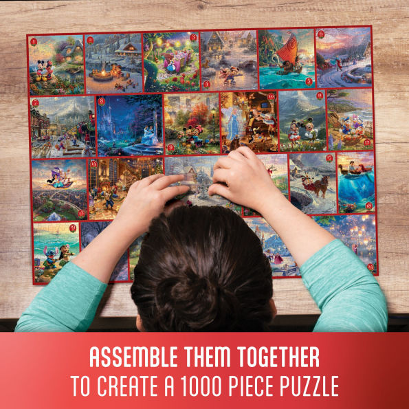 Thomas Kinkade Disney 24 Day Puzzle Advent Calendar