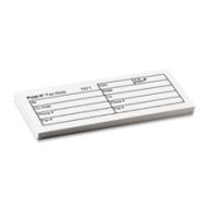 Title: 3M Commercial Office Supply Div. MMM7671 Fax Transmittal Pads- 1-.50in.x4in.- White