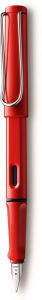 Title: Lamy Safari Red Fountain Pen, Fine