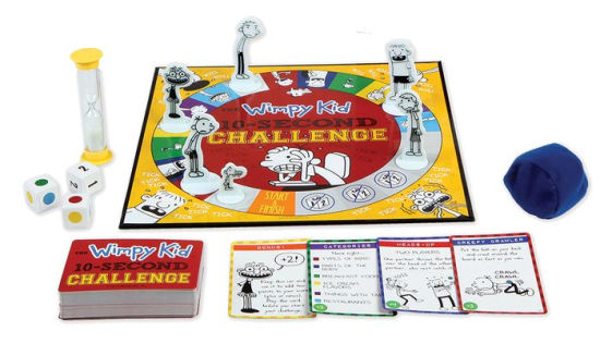 Pressman Diary of a Wimpy Kid 10-Second Challenge Board Game for sale online