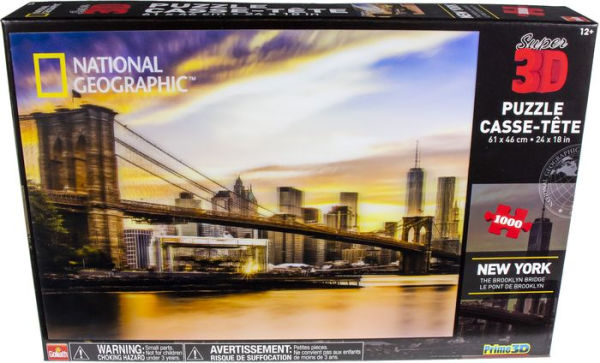 National Geographic 3D 1000 Piece Jigsaw Puzzle - New York