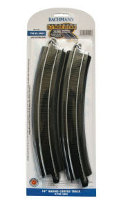 Title: Bachmann BAC44401 Ho 18 in. Curved Track 4-Card