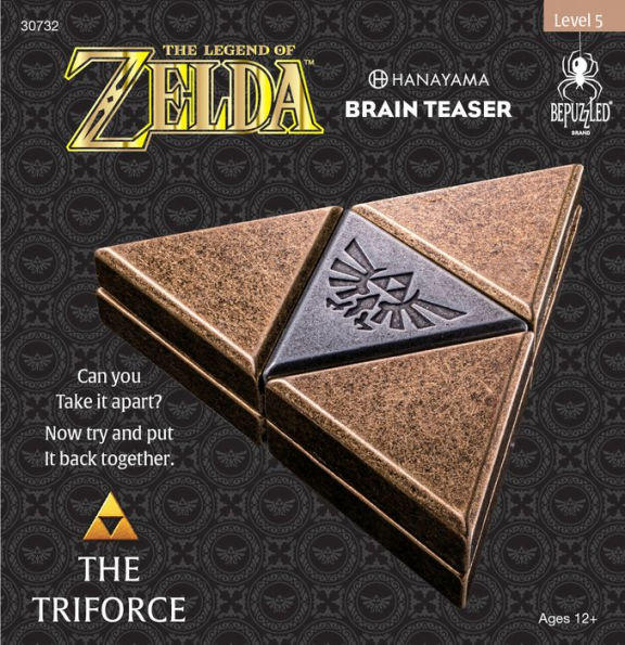 Zelda Triforce Hanayama Puzzle Level 5 by University Games | Barnes ...