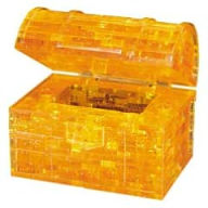 Title: Crystal Puzzle Gold Treasure Chest