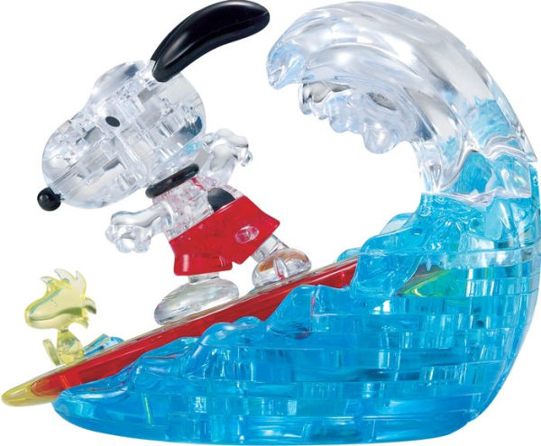 Snoopy Surfing Licensed Crystal Puzzle