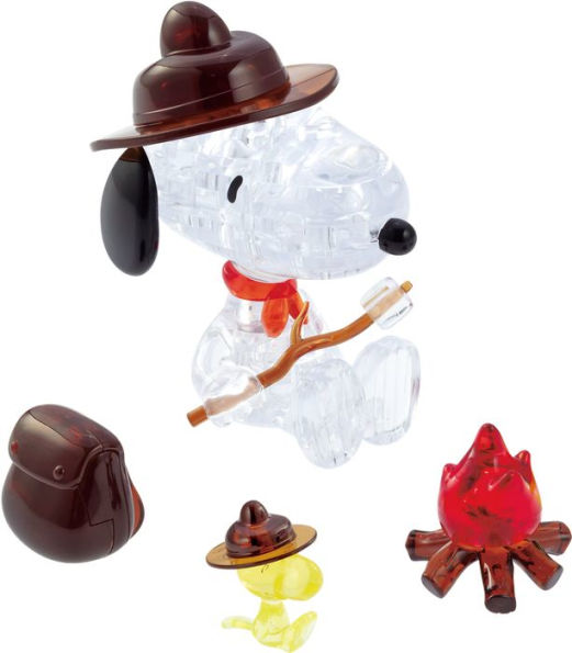 Snoopy Camping with Woodstock - Deluxe Crystal Puzzle