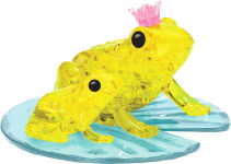 Alternative view 1 of Yellow Frog, Standard Crystal Puzzle