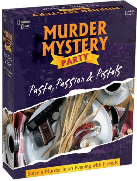Murder Myster Party Game - Pasta, Passions & Pistols