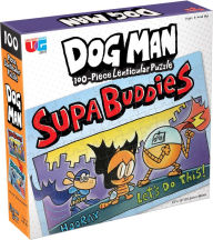 Title: Dog Man Supra Buddies 100 pieces Lenticular Puzzle