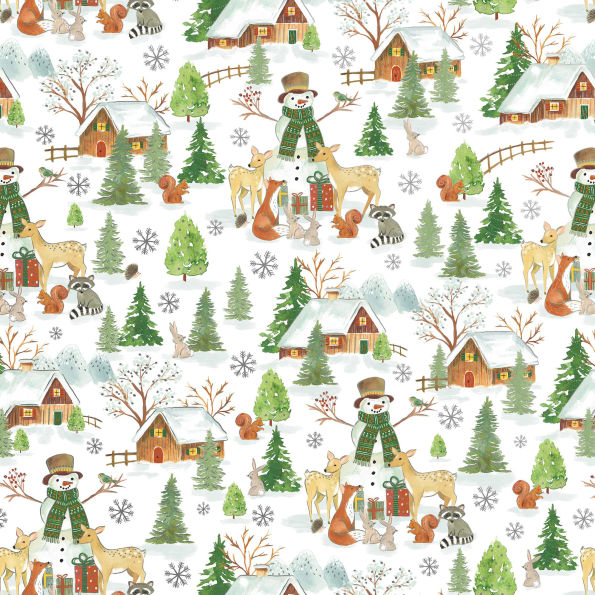 Holiday Woodland Roll Wrap
