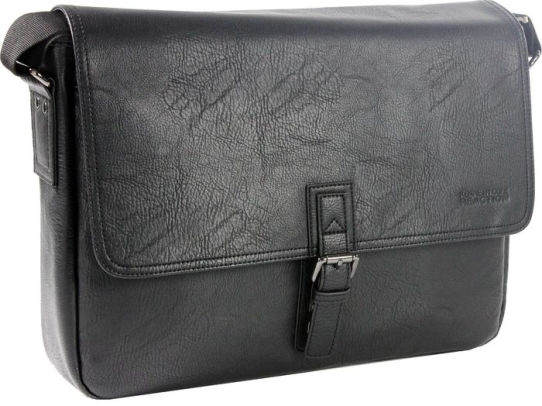 kenneth cole pebbled messenger bag