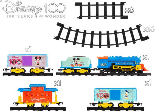 Lionel Disney 100 Cute Celebration Mini Ready to Play Train Set