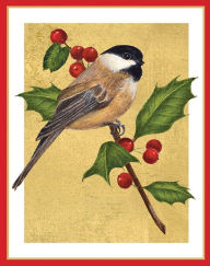 Title: Chickadee and Holly Christmas Boxed Cards
