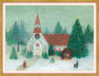 Church Scene in Snow Boxed Holiday Cards