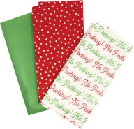 Title: Multi-color Holiday Tissue Pack 8 Sheets