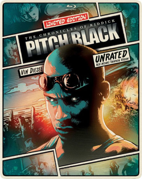 Pitch Black [SteelBook] [Includes Digital Copy] [UltraViolet] [Blu-ray/DVD] [2 Discs]