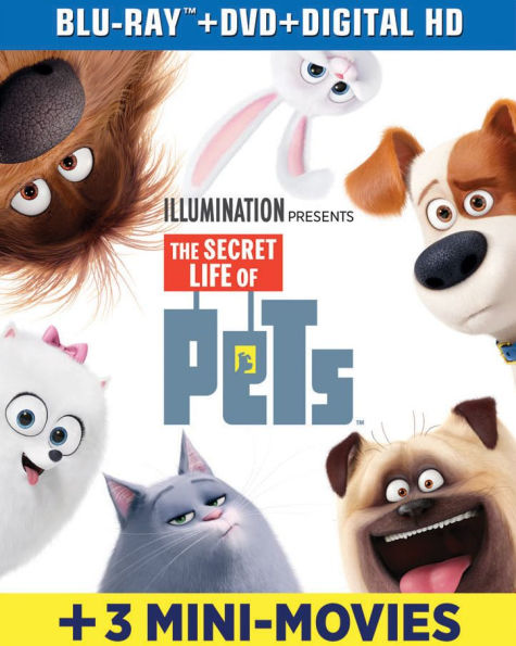 The Secret Life of Pets [Includes Digital Copy] [Blu-ray/DVD]