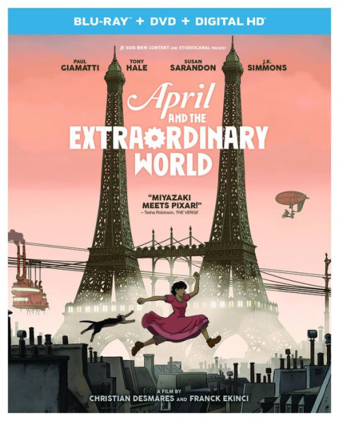 April and the Extraordinary World [Includes Digital Copy] [Blu-ray/DVD] [2 Discs]
