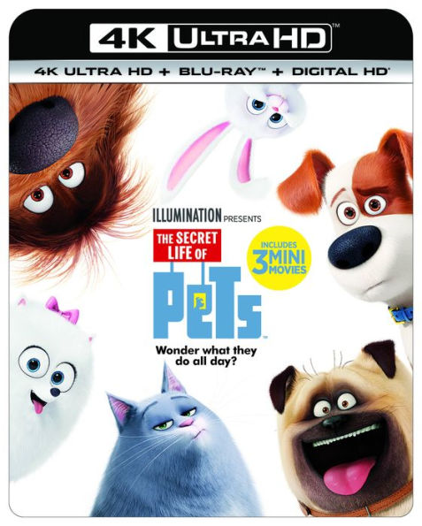 The Secret Life of Pets [Includes Digital Copy] [4K Ultra HD Blu-ray/Blu-ray]