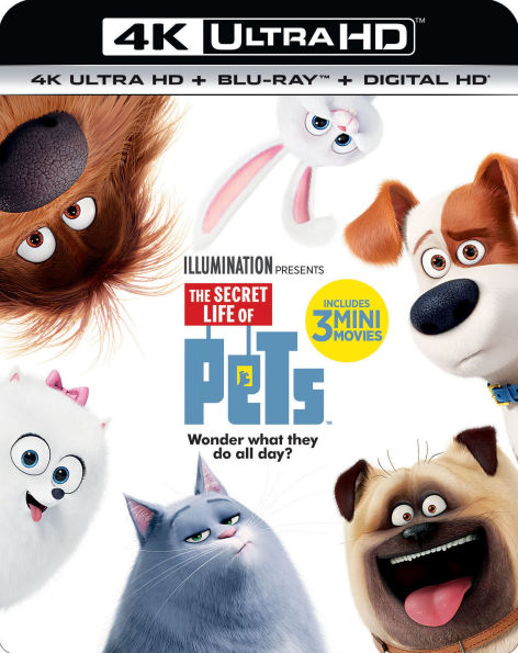 The Secret Life of Pets [Includes Digital Copy] [4K Ultra HD Blu-ray/Blu-ray]