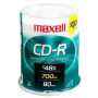 CD-R80 100 Pack 48x Recordable Data CDs