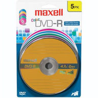 Title: MAXELL 638033 4.7 GB DVD - RS - 5 PK; COLOR CARDED