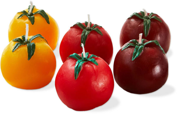 Heirloom Tomato Candles Set of 6