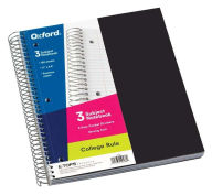 Title: Oxford® 3-Subject Poly Notebook, 9