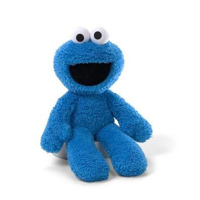 GUND Sesame Street Official Cookie Monster Take Along Buddy Plush, Premium Plush Toy for Ages 1 & Up, Blue, 13¿
