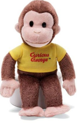 big curious george stuffed animal