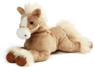 Title: GUND Fanning Palomino Horse Laying Down Stuffed Animal Plush, Tan, 12