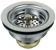 Title: Waxman Consumer Products Group 3-.50in. Spin Lock Basket Sink Strainer Assembly