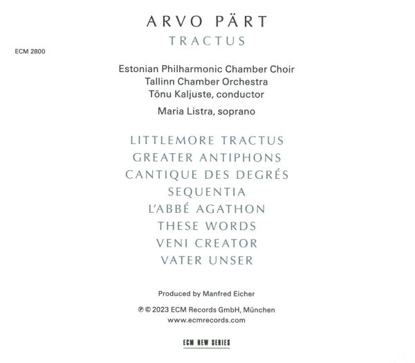 Arvo Pärt: Tractus